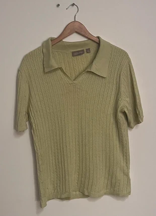 Polo en maille Vintage Dressing vert - XL Femme, marque: Vintage Dressing, état: Très bon état, taille: XL / 42 / 14, 5,00 €, 5,95 € Protection acheteurs incluse