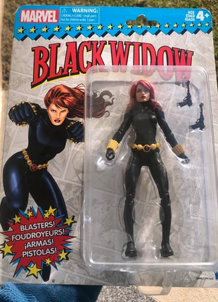 Marvel Legends Hasbro Black Widow Retro Card Figure Avengers, marca: Hasbro, estado: Muito bom, tamanho: Prematuro, até 44 cm, €55.00, €58.45 inclui Proteção do Comprador