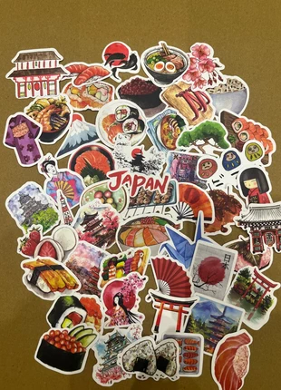 Lot 50 stickers Japon, marque: Stickers, état: Neuf avec étiquette, 4,00 €, 4,90 € Protection acheteurs incluse