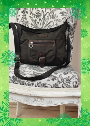 Sac bandoulière taupe zippé – Lancaster – 33x23 cm (largeur ajustable), marca: Lancaster, estado: Muito bom, €25.00, €26.95 inclui Proteção do Comprador Pro