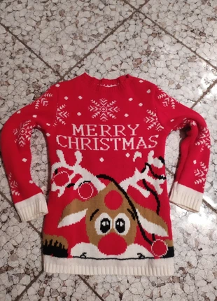 Maglione Natalizio Renna Rudolph 🇮🇹Merry Christmas, brand: Made In Italy, condizioni: Ottime, taglia: Taglia unica, €3.99, €4.89 include la Protezione acquisti