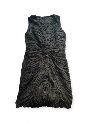 Abito Vestito Pinko Nero Scolpito Taglia 44 • Effetto Drappeggiato • Elegante & Chic, brand: Pinko, condizioni: Ottime, taglia: M / IT 42 / EU 38, €60.99, €64.74 include la Protezione acquisti