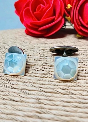Boutons de manchette en nacre vintage - 20 s 30s - très bon état - art déco géométrique à facettes, marke: Vintage Dressing, zustand: Sehr gut, 19,00 €, 20,65 € beinhaltet Vinted-Käuferschutz Pro