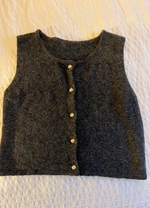 Gilet gris sans manche, marque: Boutique indépendante, état: Neuf sans étiquette, taille: S / 36 / 8, 8,00 €, 9,10 € Protection acheteurs incluse