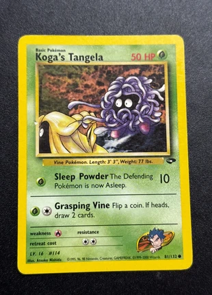Koga Tangela GC 81/132, brand: Pokémon, condizioni: Buone, €1.65, €2.43 include la Protezione acquisti