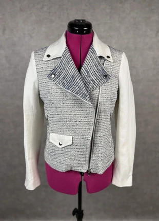 Superbe blazer Femme Sandro 38 M blanc tweed bi-m - 971, marque: Sandro, état: Très bon état, taille: M / 38 / 10, 59,00 €, 62,65 € Protection acheteurs (Pro) incluse