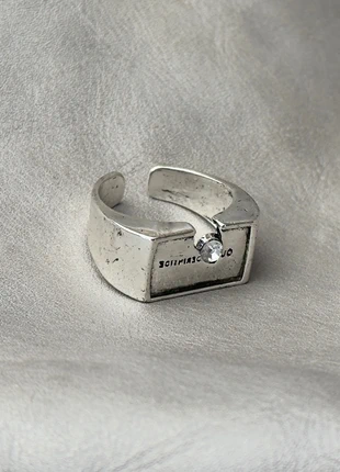 Bague fissurée vintage en acier inoxydable, marque: CHROME, état: Très bon état, taille: Ajustable, 10,00 €, 11,20 € Protection acheteurs incluse