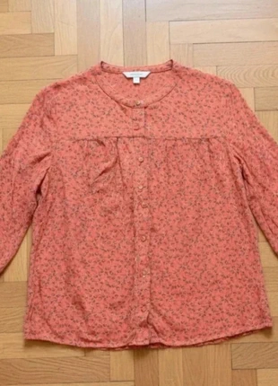 Chemisier rouge brique fleuri Camaïeu – Taille S – très bon état, brand: Camaïeu, condition: Very good, size: S / 36 / 8, €3.20, €4.06 includes Buyer Protection Pro