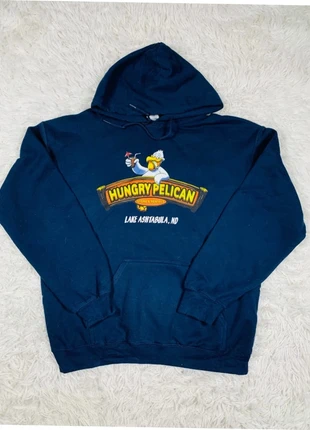 Sweat à capuche hoodie Hungry Pelican vintage us – Taille M /0925-136, marca: Gildan, estado: Muito bom, tamanho: M, €10.00, €11.20 inclui Proteção do Comprador Pro
