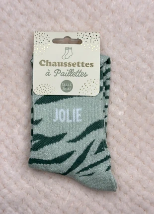 Chaussettes a paillettes Jolie camouflage vert clair taille 36-42 femme idee cadeau mode tendance, brand: chaussettes à paillettes, condizioni: Nuovo con cartellino, taglia: Taglia unica, €5.00, €5.95 include la Protezione acquisti Pro