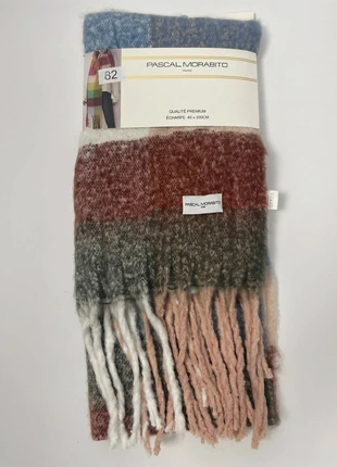 Écharpe Pascal Morabito – Bordeaux & Kaki – Neuve – 45 x 200 cm, brand: Pascal Morabito, condition: New with tags, €17.90, €19.50 includes Buyer Protection Pro