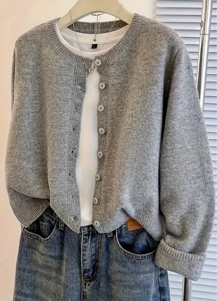 Cardigan gris chiné - Taille M, état: Très bon état, taille: M / 38 / 10, 33,00 €, 35,35 € Protection acheteurs incluse