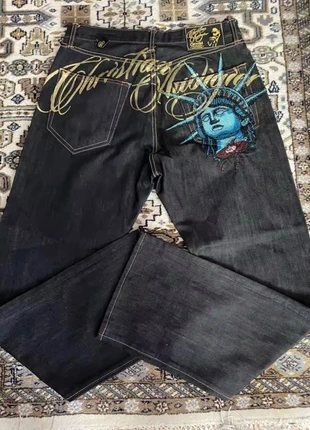 Jean statue de la liberté - Taille M, brand: Christian Audigier, condition: New without tags, size: M, €65.00, €68.95 includes Buyer Protection