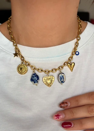 Collier charms, marca: Les belles nacrées, estado: Muito bom, €25.00, €26.95 inclui Proteção do Comprador Pro