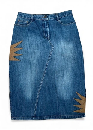 Jupe en jean taille haute Identità Italy – y2k denim cut S/M, brand: Vintage Dressing, condition: Very good, size: M / 38 / 10, €12.90, €14.25 includes Buyer Protection Pro