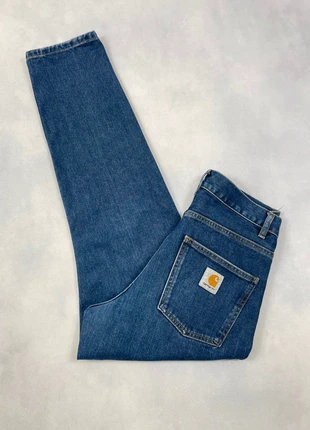 Jean Carhartt wip Bleu Marine Loose modèle Newel Pant 100% coton Workwear Denim - Taille S w29 #1867, marca: Carhartt, estado: Muito bom, tamanho: PT 38 | W29, €49.00, €52.15 inclui Proteção do Comprador Pro