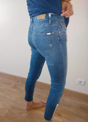 Jean bleu Reiko slim 7/8, crop, cropped . W28., brand: Reiko, condition: Very good, size: S / 36 / 8, €8.50, €9.63 includes Buyer Protection