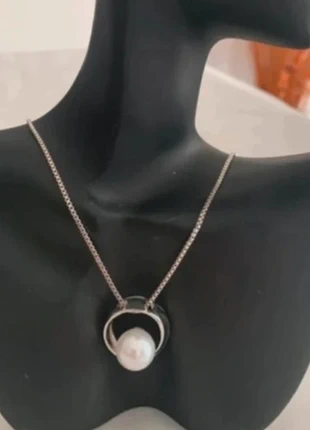 Collier pendentif argenté vintage femme perle blanche, marca: Tendance, estado: Muy bueno, 9,90 €, 11,10 € Protección al comprador Pro incluida