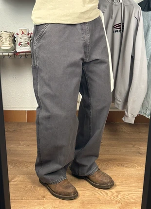 Pantalon Carpenter Vintage Worker Workwear Duck Canvas Large Baggy Gris t.FR50 50FR W38, marque: WORKWEAR, état: Très bon état, taille: W40 | FR 50, 26,90 €, 28,95 € Protection acheteurs (Pro) incluse