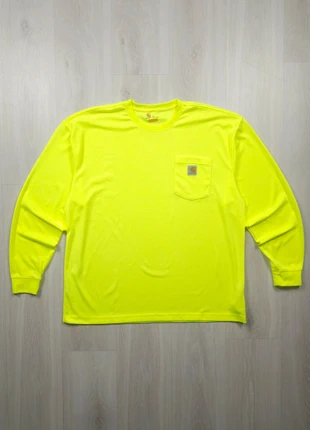 Carhartt Force Color-Enhanced Long Sleeve Pocket T-Shirt Safety Yellow Relaxed Fit - Size XL, brand: Carhartt, condizioni: Ottime, taglia: XL, €20.00, €21.70 include la Protezione acquisti