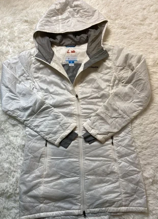 Veste doudoune longue Columbia blanche XL femme, brand: Columbia, condition: Very good, size: XL / 42 / 14, €18.00, €19.60 includes Buyer Protection Pro