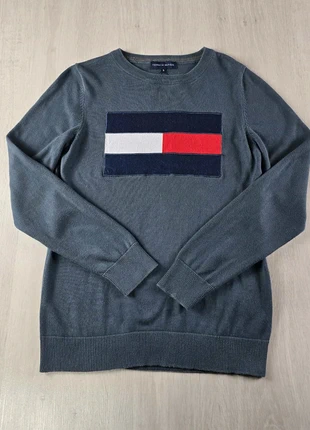 Sweat-Shirt Tommy Hilfiger Gris a Col Rond Homme (Taille L), marca: Tommy Hilfiger, estado: Muy bueno, tamaño: L, 16,00 €, 17,50 € Protección al comprador Pro incluida