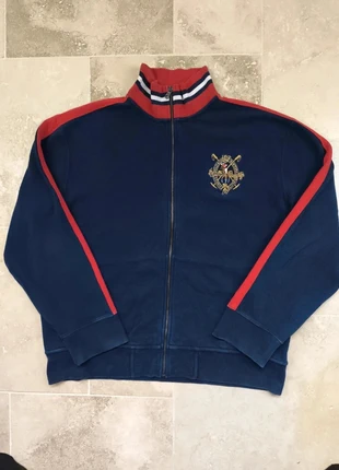 Magnifique veste zippée épaisse pull Ralph Lauren - Homme XL - Marine et rouge - Excellent état, marque: Ralph Lauren, état: Très bon état, taille: XL, 75,00 €, 79,45 € Protection acheteurs (Pro) incluse