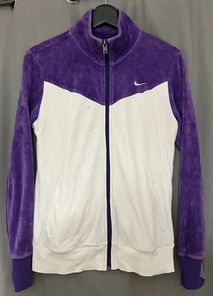Polaire vintage femme zippé blanc et violet taille M, marque: Nike, état: Très bon état, taille: M / 38 / 10, 15,00 €, 16,45 € Protection acheteurs incluse