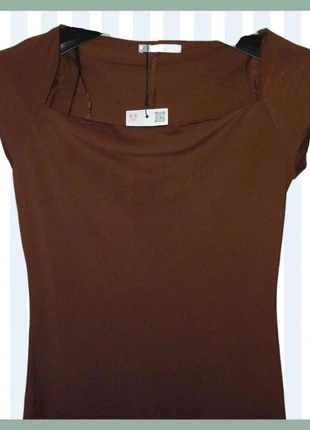 Abito a tubino donna marrone Zara poliammide aderente S nuovo con cartellino, merk: Zara, staat: Nieuw met prijskaartje, maat: S / 36 / 8, € 14,99, € 16,44 inclusief Kopersbescherming