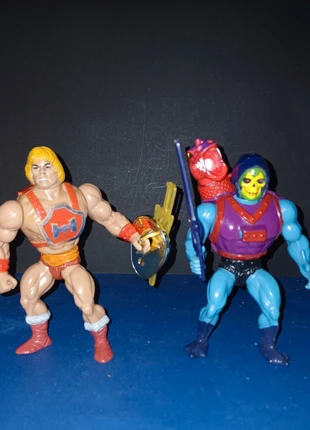 Figurine les maîtres de l'univers lot musclor et skeletor 1983, marque: Mattel, état: Très bon état, taille: 4 ans / 104 cm, 90,00 €, 95,20 € Protection acheteurs incluse