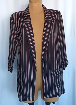 Veste à rayures verticales rouges et blanches Pimkie Taille XS - V20, marque: Pimkie, état: Bon état, taille: XS / 34 / 6, 3,00 €, 3,85 € Protection acheteurs (Pro) incluse