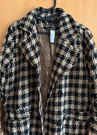 Boohoo Dogtooth Structured Woolcoat - size 12 UK, brand: Boohoo, condition: New with tags, size: M / UK 12-14, £12.00, £13.30 includes Buyer Protection