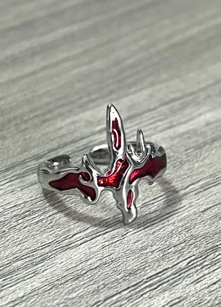 Anello acciaio goth stile y2k, brand: CHROME, condizioni: Ottime, taglia: Regolabile, €10.00, €11.20 include la Protezione acquisti Pro