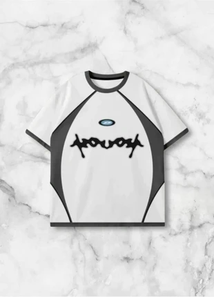 T-shirt blanc noir vintage taille M style y2k streetwear techwear logo ovale racing cyber, marca: y2k, estado: Muito bom, tamanho: M, €20.00, €21.70 inclui Proteção do Comprador Pro