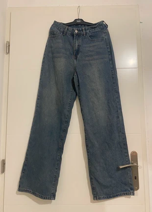 Jean large taille haute, marque: Shein, état: Neuf sans étiquette, taille: M / 38 / 10, 7,00 €, 8,05 € Protection acheteurs incluse