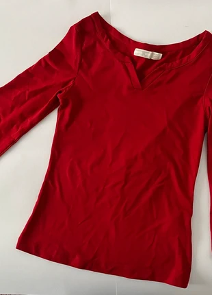 Zara Basic Red Top, merk: Zara, staat: Heel goed, maat: S / 36 / 8, € 5,50, € 6,48 inclusief Kopersbescherming