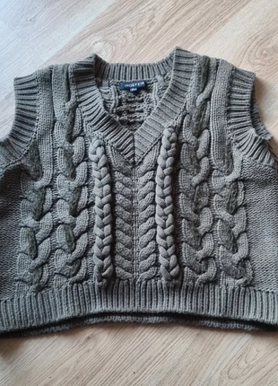 Pull sans manche grosses torsades, brand: Indefeir, condition: Good, size: S / 36 / 8, €5.00, €5.95 includes Buyer Protection