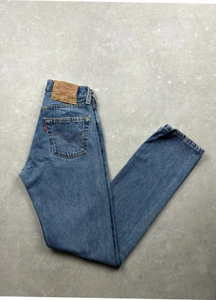 Jean Lévis 501 femme slim bleu vintage 100% coton | W25 L32 - jlt118, brand: Levi's, condition: Very good, size: XS / 34 / 6, €14.90, €16.35 includes Buyer Protection Pro