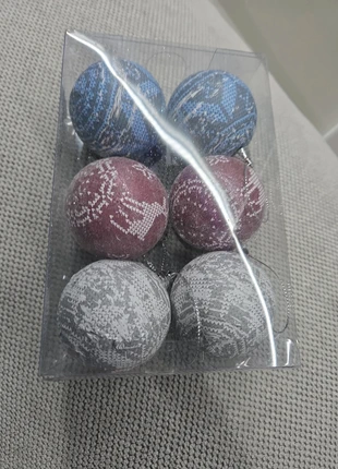 Lot 6 boules de Noël motif tricot – Neuf, merk: Noël, staat: Heel goed, € 2,70, € 3,54 inclusief Kopersbescherming