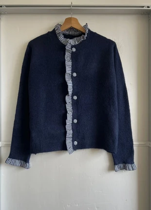 Petunia · Cardigan élégant et douillet bleu, marke: sans marque, zustand: Sehr gut, größe: Einheitsgröße, 35,00 €, 37,45 € beinhaltet Vinted-Käuferschutz Pro