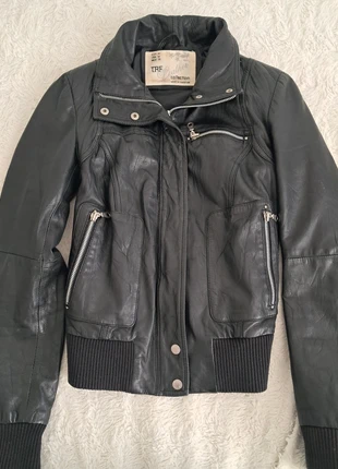 Vintage leather jacket, merk: Vintage Dressing, staat: Heel goed, maat: S / 36 / 8, € 25,00, € 26,95 inclusief Kopersbescherming