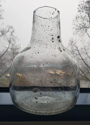 Glazen vaas stone HomeBound by KY , merk: KY creation, staat: Nieuw zonder prijskaartje, € 10,00, € 11,20 inclusief Kopersbescherming