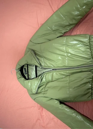 Doudoune en cuir avec zip, brand: Shein, condition: Very good, size: L / 40 / 12, €17.00, €18.55 includes Buyer Protection