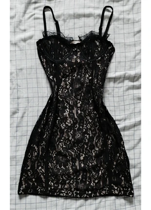 Lace and beige short dress (s), merk: Alternative, staat: Heel goed, maat: S / 36 / 8, € 19,99, € 21,69 inclusief Kopersbescherming Pro