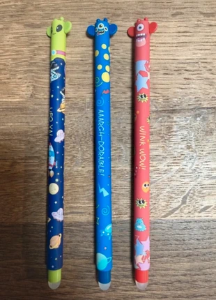 Lot de 3 stylos effaçables “Petits Monstres” 👾Halloween, brand: halloween, condition: Very good, €9.00, €10.15 includes Buyer Protection