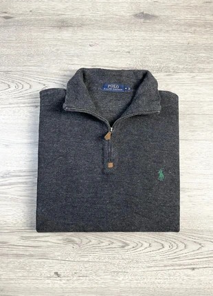 Half Zip Ralph Lauren | Taille M | Gris | Logo Vert | 100% Coton | Col Camionneur, marque: Ralph Lauren, état: Très bon état, taille: M, 65,00 €, 68,95 € Protection acheteurs incluse