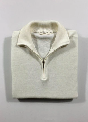 Pull 1/4 Zip en Laine Mérinos Suitsupply Homme – Crème / Beige Clair – Taille L – 100% Laine Mérinos, marque: Suitsupply, état: Très bon état, taille: L, 89,90 €, 95,10 € Protection acheteurs incluse