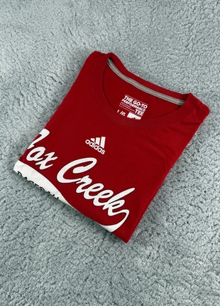 Adidas T-shirt L Sport Baseball Rouge Polyester Coton Logo Fox Creek Climalite / Red Cotton 00306, marque: adidas, état: Très bon état, taille: L, 4,00 €, 4,90 € Protection acheteurs (Pro) incluse