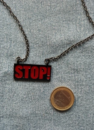 Collana stop, emo, dark, gothic, punk, y2k., brand: gothic, condizioni: Nuovo senza cartellino, €7.00, €8.05 include la Protezione acquisti