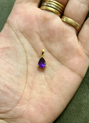 Pendentif poire en vermeil et pierre, marque: Argent, état: Très bon état, 18,95 €, 20,60 € Protection acheteurs (Pro) incluse